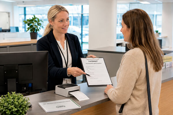 fuldmagt når registreringsattesten er væk